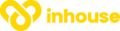 Inhouse Groupin logo keltaisena